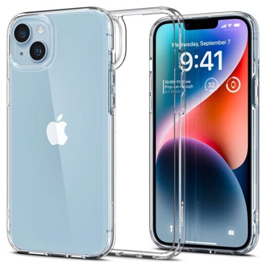 Spigen Ultra Hybrid Gjennomsiktig Mobildeksel til iPhone 14
