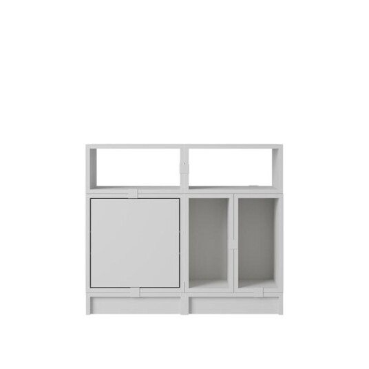 Muuto Stablede Kontorhyller Konfigurasjon 5 Grå