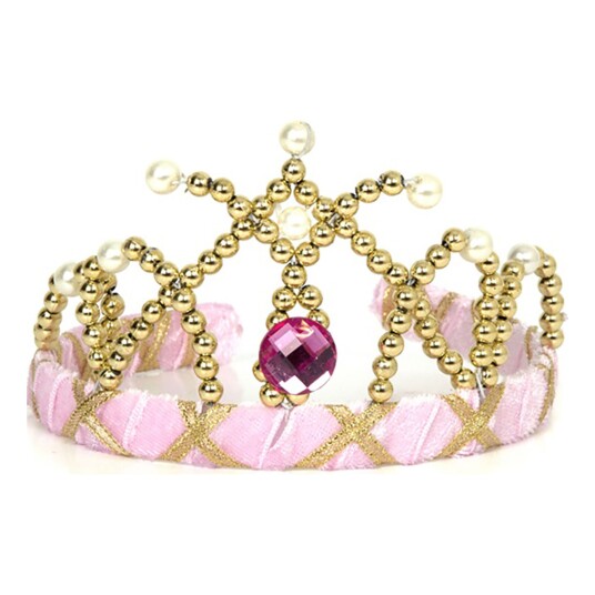 Robetoy Diadem Prinsesse Rosa Fløyel Deluxe  One size