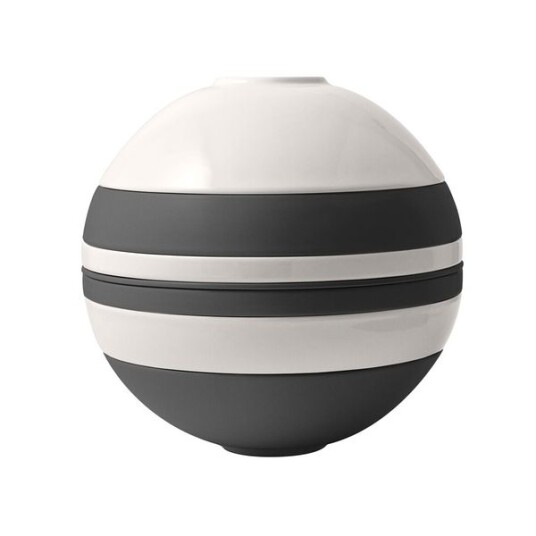 Villeroy & Boch Iconic La Boule servise 7 deler Svart-hvit