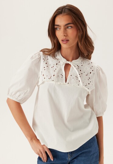 Bubbleroom Broderie Anglaise Blouse