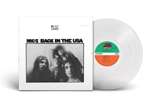 MC5  Back In The Usa rocktober  LP/Vinyl
