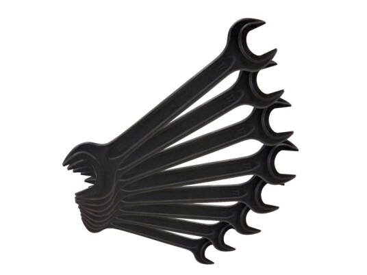 Ks Tools 517.1491, Kromstål, Sort, 6X7,8X9,10X11,12X13,14X15,16X17,18X19,20X22,24X27,30X32, 1,41 Kg, 10 Stykker