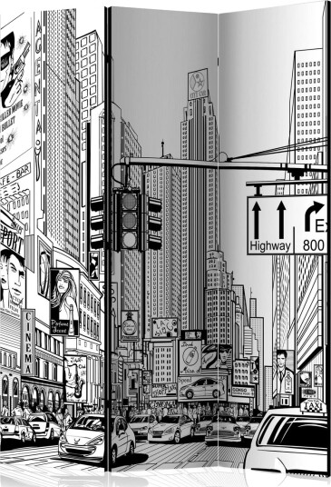 Romdeler - Street i New York by 135x172 - Artgeist sp. z o. o.