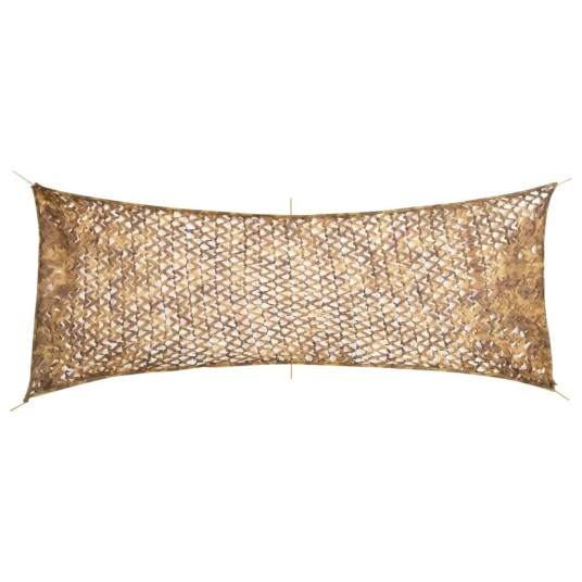 Kamuflasjenett med oppbevaringspose 525x205 cm sand Kamuflasjenett med oppbevaringspose 525x205 cm sand