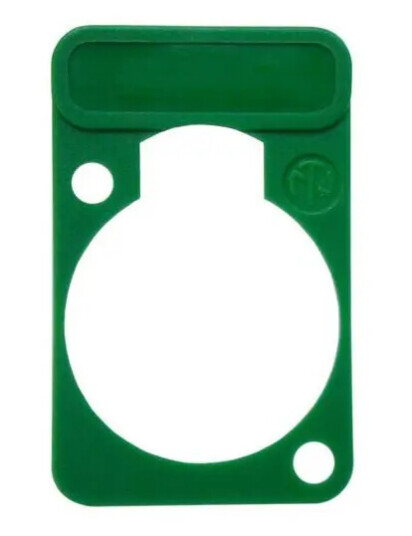 Neutrik merkeplate D type