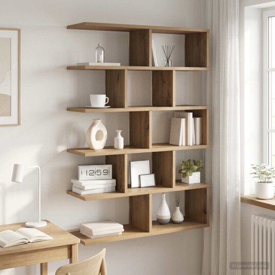 vidaXL Vegghylle Artisan eik 70 x 20 x 100 cm Konstruert tre