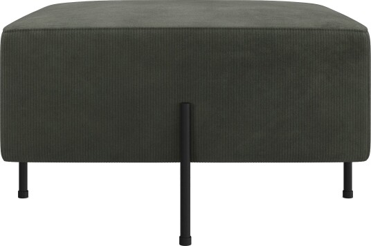 Menard Compact Sittepuff 70 cm Kvadratisk Mørkegrønn