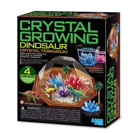 4M Crystal Growing Dinosaur Crystal Terrarium EU 4M Crystal Growing Dinosaur Crystal Terrarium EU