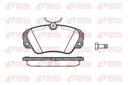 Bremseklosser REMSA 0382.00 Bremseklosser REMSA 0382.00