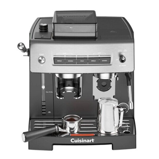Cuisinart EM640E Espresso Bar Grind&Brew espressomaskin med integrert kvern 2,2L Cuisinart EM640E Espresso Bar Grind&Brew espressomaskin med integrert kvern 2,2L