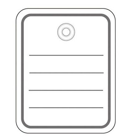 HERMA price tag labels - 1000 pcs. - 40 x 50 mm