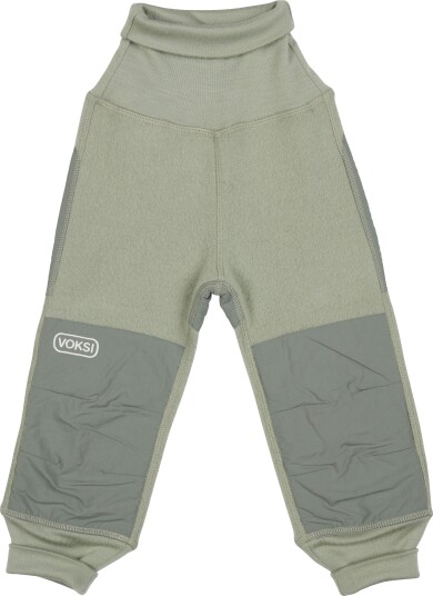 Voksi Fleecebukser Merinoull Misty Green 98 104