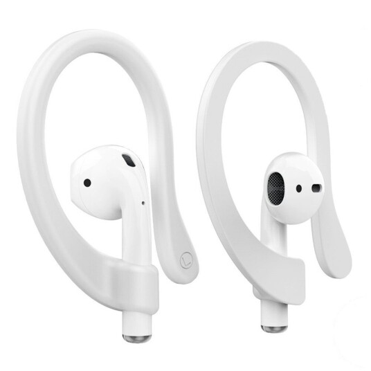 INCOVER AirPods / AirPods Pro Fleksibel Magnetisk Silikon Ørekrok Hvit