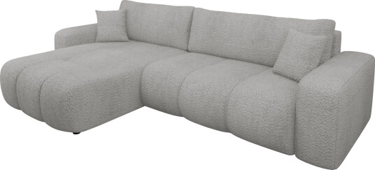 Flo Sovesofa med sjeselong 3 seter Grå