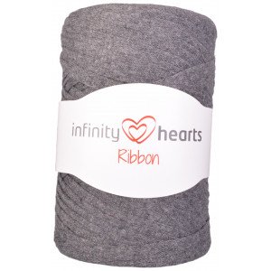  Infinity Hearts Ribbon Stoffgarn 06 Mørkegrå