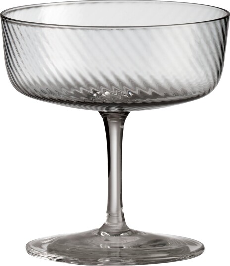 Aida RAW Unique Swirl champagneglass 25 cl grå