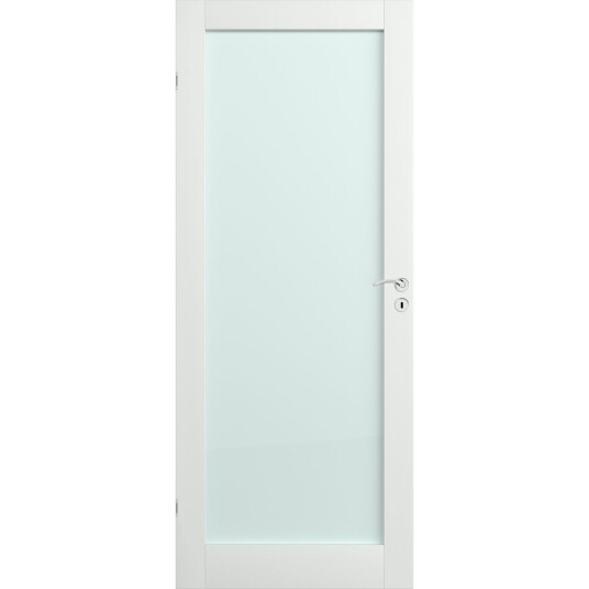 Trend Dørblad 1 90x200 Hvit Med Glass
