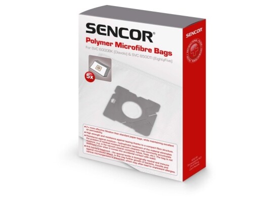 Sencor Svc 60/85/935Ks Sylindervakuum Filter Sort Polymer 3 L Svc 5501/5000 Svc 6000 Svc 6001 Svc 8500 Svc 8501 Svc 8505 Svc 9300