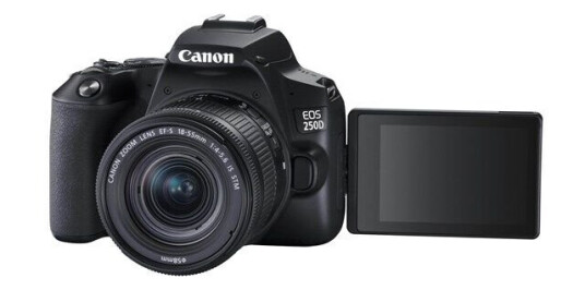 Canon EOS 250D 18-55mm III + 75-300mm III - Black Canon EOS 250D 18-55mm III + 75-300mm III - Black
