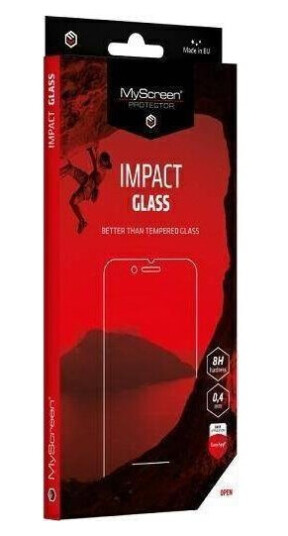 Ms Impactglass Iphone 13 Mini 5,4" Svart/Svart Anti-Impact Hybrid Glass 8H