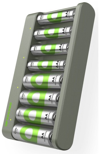 GP Batteries ReCyko E821 Batterilader + 4x AA/AAA Batterier 2100mAh (AA/AAA)