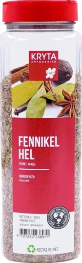 Hele Fennikelfrø 350 g Hele Fennikelfrø 350 g