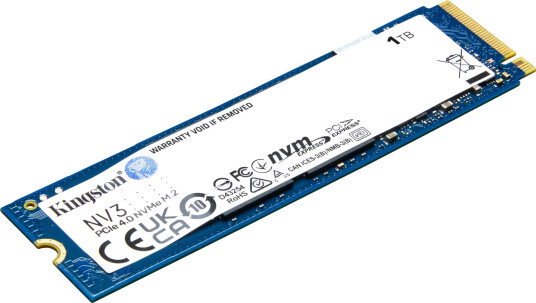 Kingston NV3 1TB M.2 PCIe 4.0 NVMe SSD med 6000 MB/s Lesehastighet Kingston NV3 1TB M.2 PCIe 4.0 NVMe SSD med 6000 MB/s Lesehastighet
