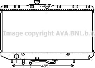 PRASCO TO2146 Radiator, motorkjøling
