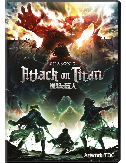 Attack On Titan Sesong 2 DVD Attack On Titan Sesong 2 DVD