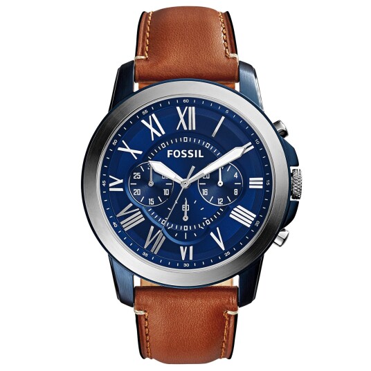Fossil Grant FS5151 - Herre - 44 mm - Analog - Kvarts urverk - Mineralglas Fossil Grant FS5151 - Herre - 44 mm - Analog - Kvarts urverk - Mineralglas