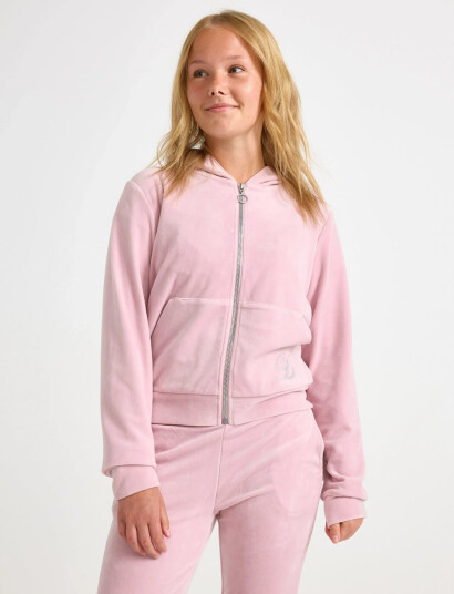 Lindex Hettegenser I Velur Pink 128