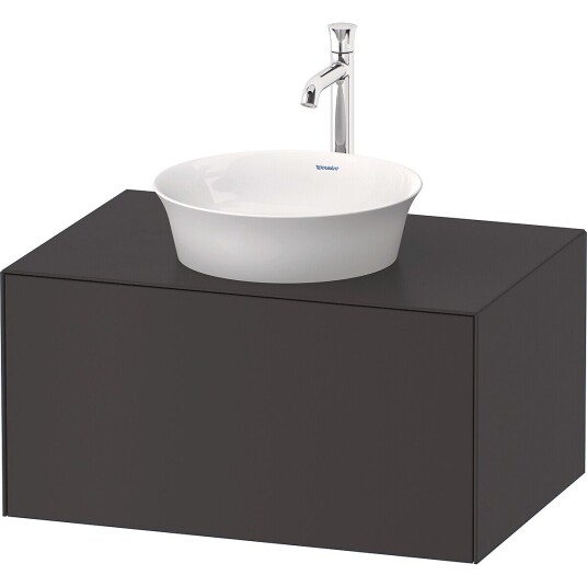 Duravit White Tulip Servantskap 1 skuff 80x55x40,8 cm Grafitt Matt