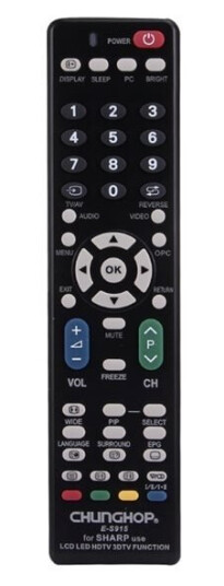 CHUNGHOP Universal Fjernkontroll til SHARP LED TV CHUNGHOP Universal Fjernkontroll til SHARP LED TV