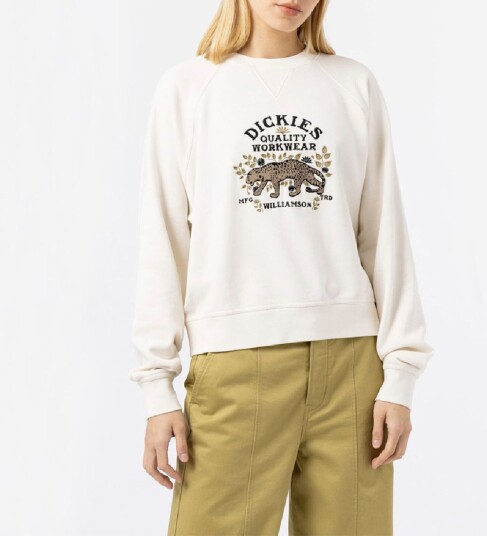 Dickies Fort Lewis Sweatshirt Ecru XS