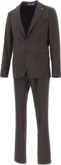 Corneliani Herre Dress Brun XL,