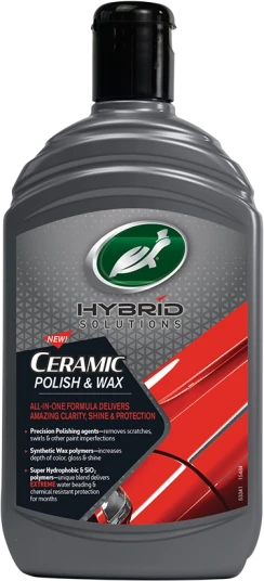 Turtle Wax Ceramic Polish & Wax 500 ml. Polish og keramisk lakkforsegling 500ml Turtle Wax Ceramic Polish & Wax 500 ml. Polish og keramisk lakkforsegling 500ml