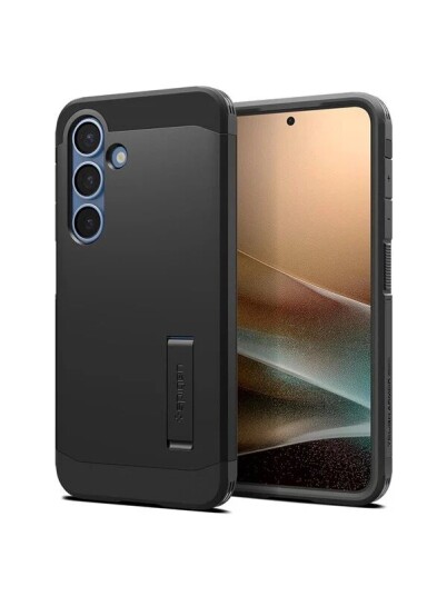 Spigen Tough Armor AI MagFit Mobildeksel til Samsung Galaxy S25+ - Svart
