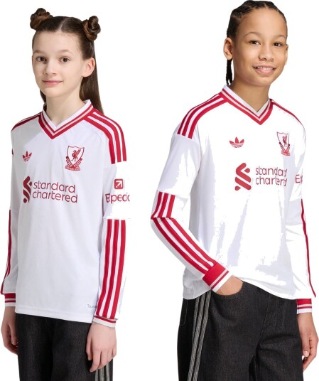 Adidas Performance Liverpool Fc Away Jersey Youth Long Sleeved 26/27 White 128 Adidas Performance Liverpool Fc Away Jersey Youth Long Sleeved 26/27 White 128