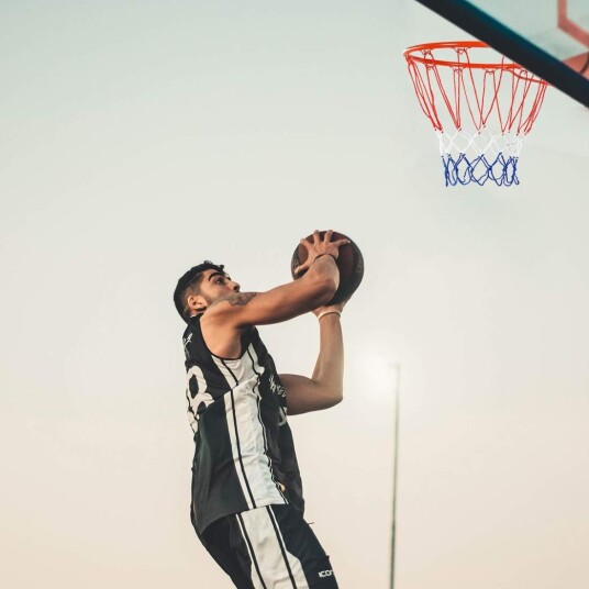 Basketballbøyle Veggmontert Basketballbøyle Profesjonell Dunking Basketballbøyle for innendørs og utendørs bruk Oransje rød