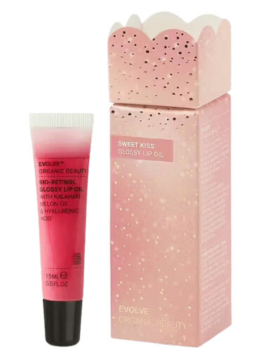 Evolve Sweet Kiss Gavesett Bio-Retinol Glossy Lip Oil
