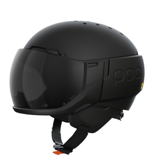 POC Levator MIPS Skihjelm med visir Uranium Black Matt 51-54cm