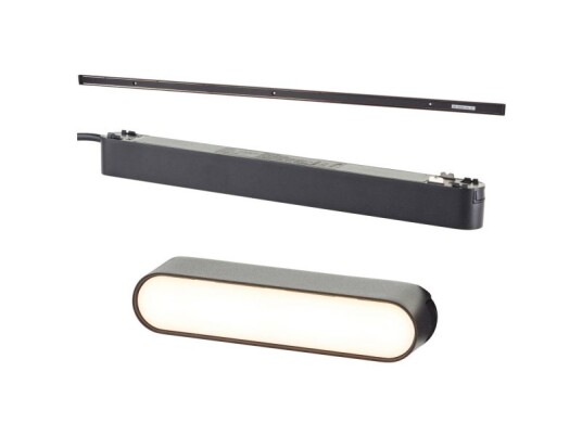 Brilliant G30071/76 Click&Shine Skinne-Basissystem Sort