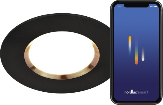 Nordlux Dorado Smart Innbygningsspot Black