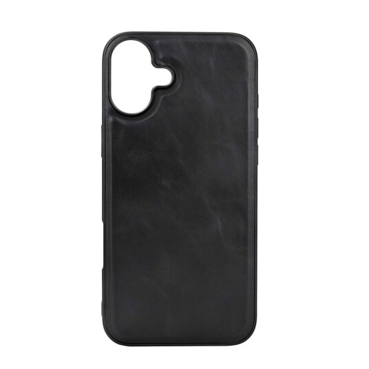 BUFFALO Backcover Leather MagSeries iPhone 16 Plus Black