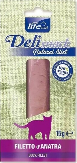 Life Cat Deli Snacks Kokt Andefilet 16X15 G