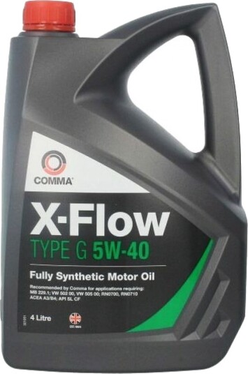 Motorolje COMMA X-FLOW TYPE-G 5W40 4L