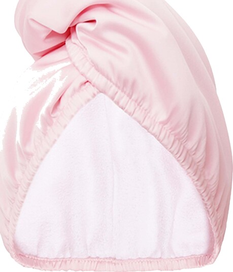 GLOV Double-Sided Satin Hair Towel Wrap Satin Pink GLOV Double-Sided Satin Hair Towel Wrap Satin Pink