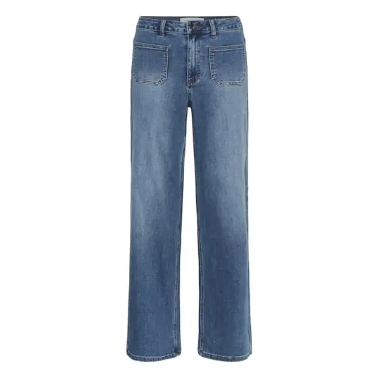Kaffe Dame Jeans Blå W32 L30