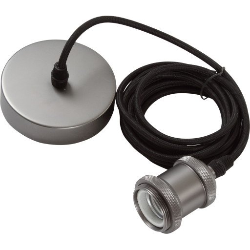 E3Light E27 pendeloppheng grå